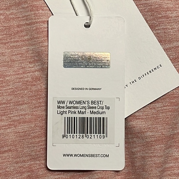 2 for $20 Women's long sleeve crop top Sweater pink - Picture 3 of 5